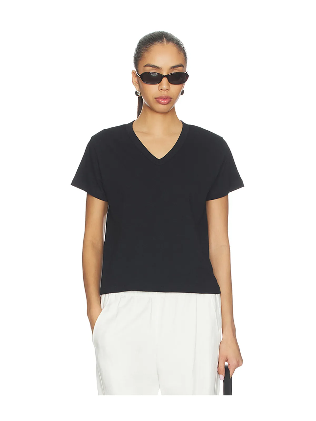 LESET MARGO VネックTシャツ - 画像1