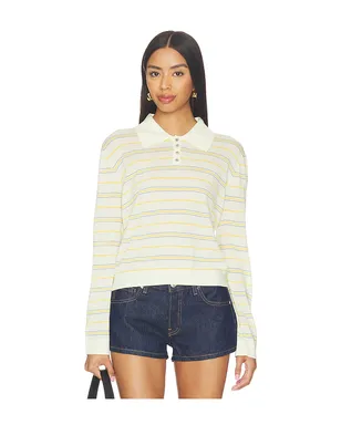 LESET JAMES ストライプポロ - サムネイル1