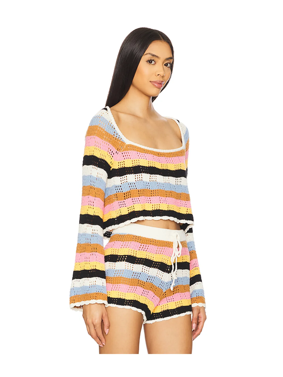 LSPACE LOST TIDES トップ - Ivory,Pink. - 画像2