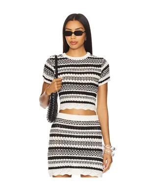 LSPACE CAICOS トップ - Black,Cream. - サムネイル1