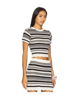 LSPACE CAICOS トップ - Black,Cream. - サムネイル2