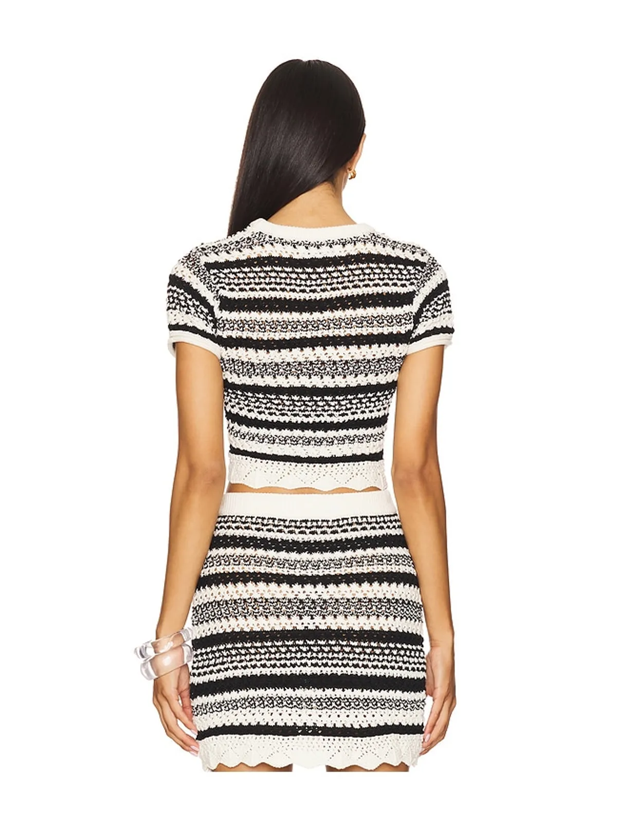 LSPACE CAICOS トップ - Black,Cream. - 画像3