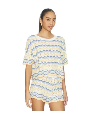 LSPACE SUNCHASER トップ - Blue,Lemon. - サムネイル2