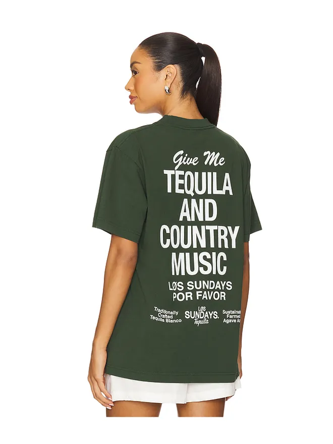 Los Sundays Los Sundays THE TEQUILA AND COUNTRY MUSIC Tシャツの商品画像
