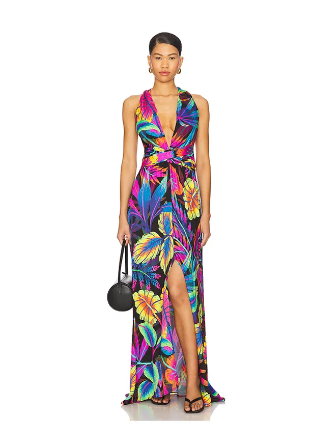 Luli Fama Luli Fama NEON NIGHTS ドレス - Fuchsia,Blue.の商品画像