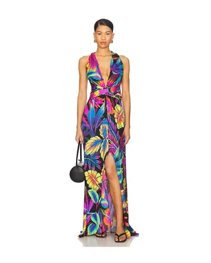 Luli Fama NEON NIGHTS ドレス - Fuchsia,Blue. - サムネイル1