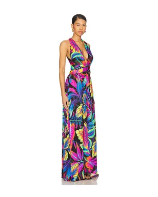 Luli Fama NEON NIGHTS ドレス - Fuchsia,Blue. - サムネイル2