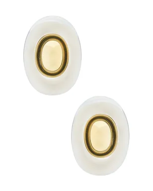 Luv AJ THE TWO-TONE CHROME ORB STATEMENT STUDS スタッズイヤリング - サムネイル1
