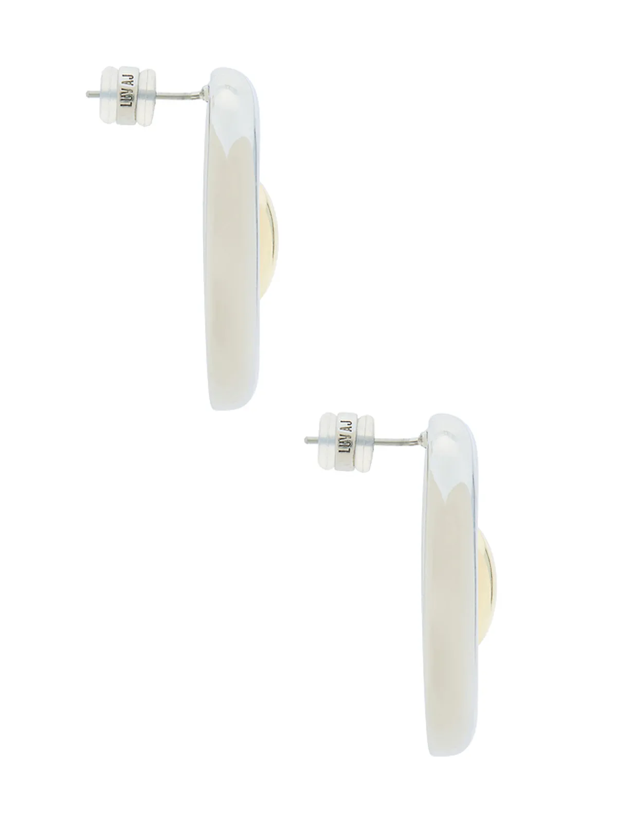 Luv AJ THE TWO-TONE CHROME ORB STATEMENT STUDS スタッズイヤリング - 画像2