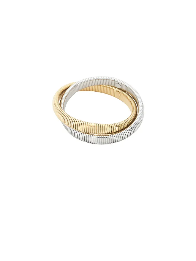 Luv AJ Luv AJ FLEX ブレスレット - Metallic Gold,Metallic Silver.の商品画像