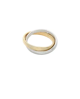 Luv AJ FLEX ブレスレット - Metallic Gold,Metallic Silver. - サムネイル1