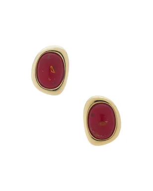 Luv AJ THE AMBER HONEY RESIN STUDS スタッズイヤリング - サムネイル1