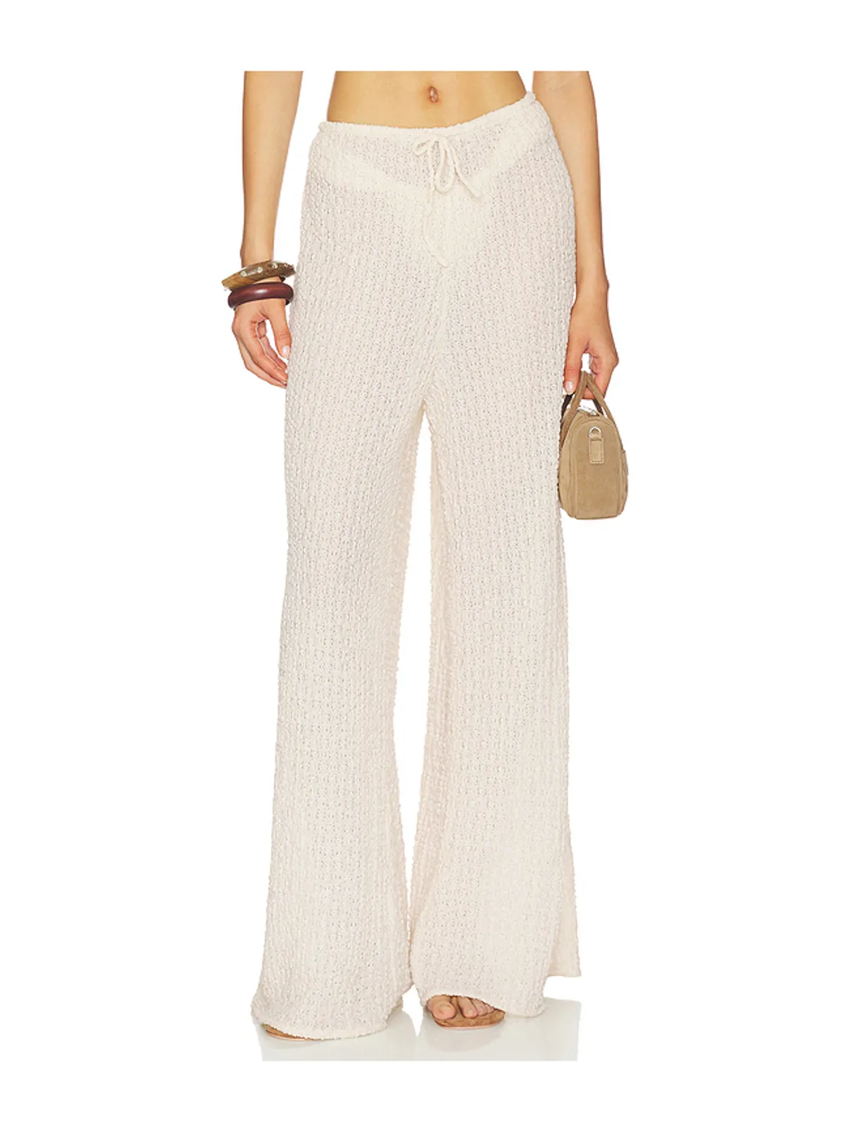 Montce X ELSA HOSK DRAWSTRING WIDE LEG PANT ドローストリングワイドレッグパンツ - 画像1