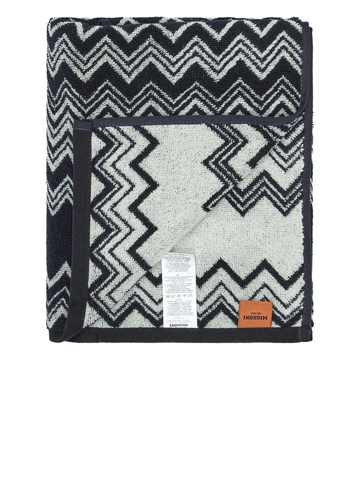 Missoni Home KEITH BATH TOWEL バスタオル - Black, White. - 画像3