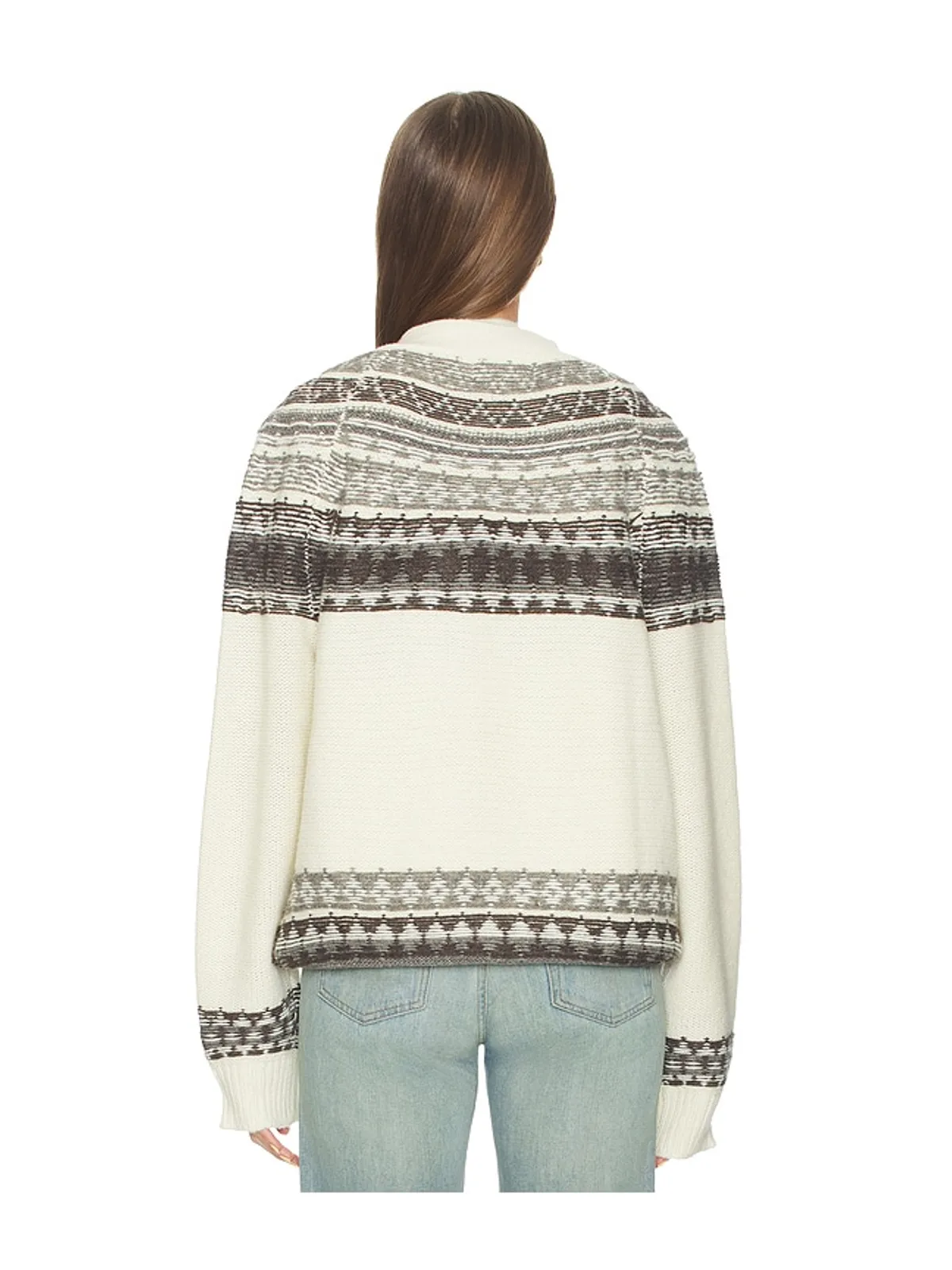 Monse FOLD-UP FAIR ISLE カーディガン - 画像3