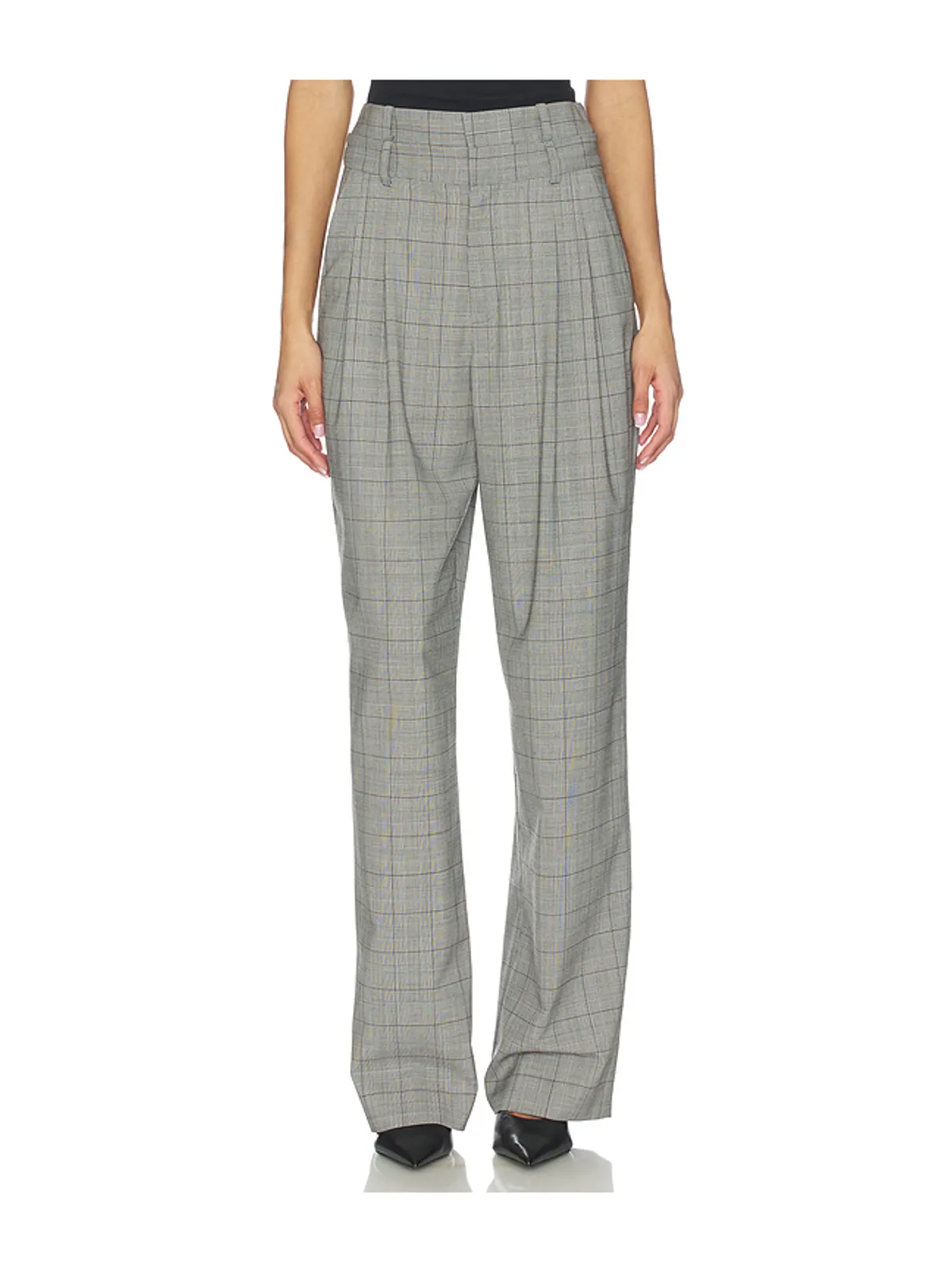Monse DOUBLE WAISTBAND TAILORED WIDE LEG パンツ - 画像1