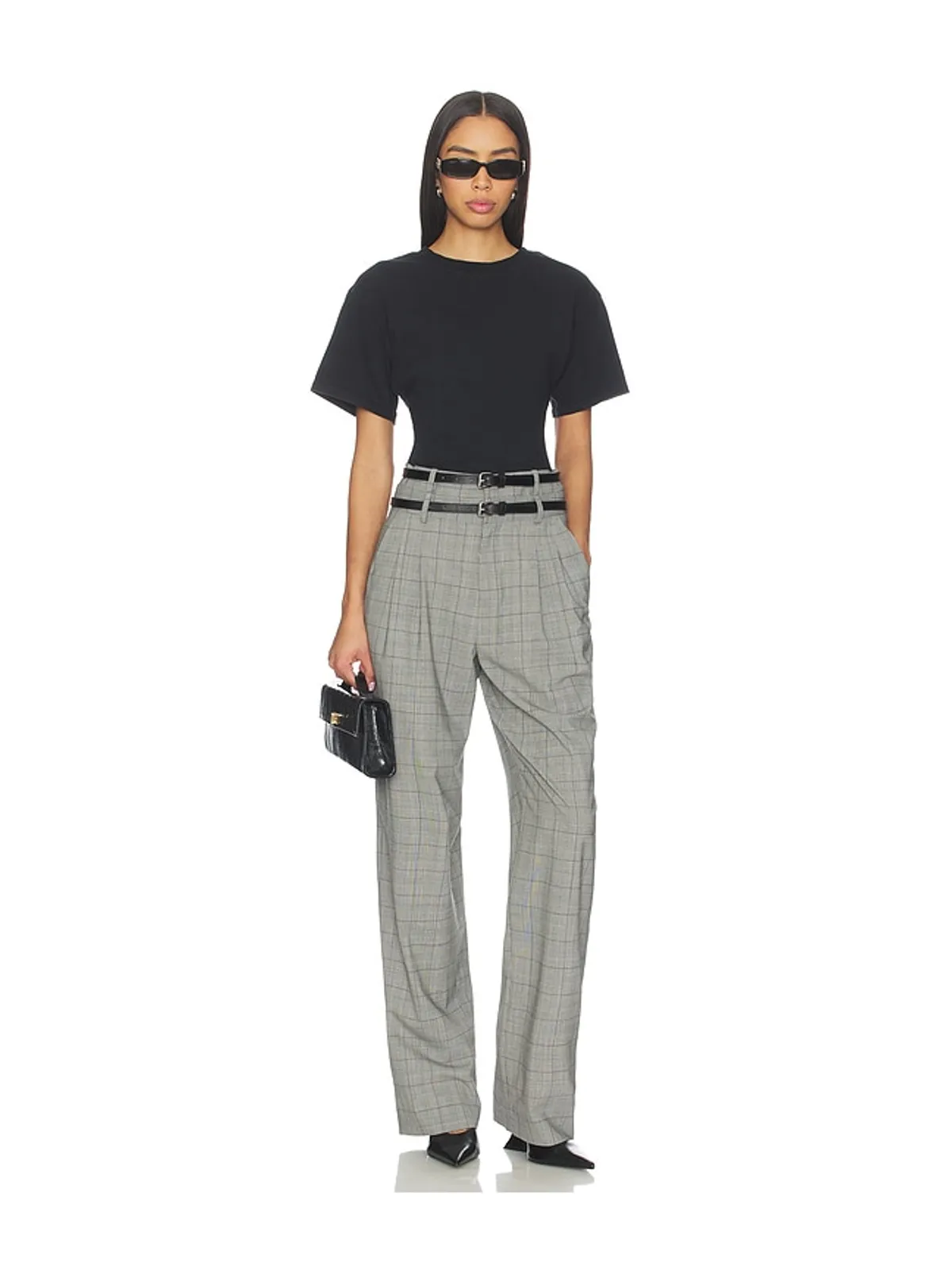 Monse DOUBLE WAISTBAND TAILORED WIDE LEG パンツ - 画像5