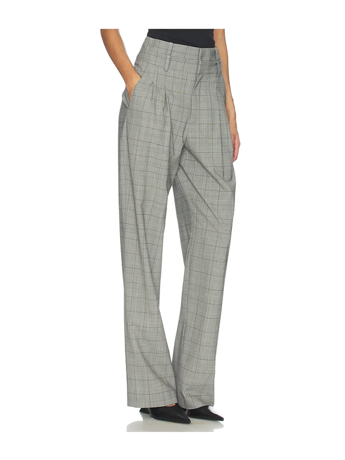 Monse DOUBLE WAISTBAND TAILORED WIDE LEG パンツ - 画像2
