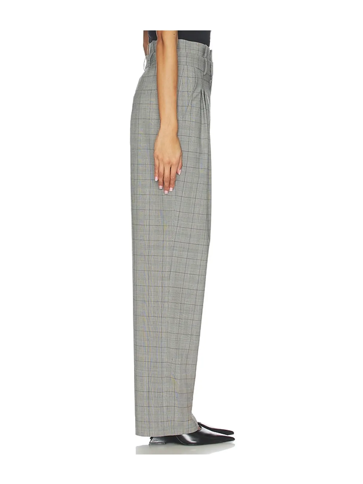 Monse DOUBLE WAISTBAND TAILORED WIDE LEG パンツ - 画像3