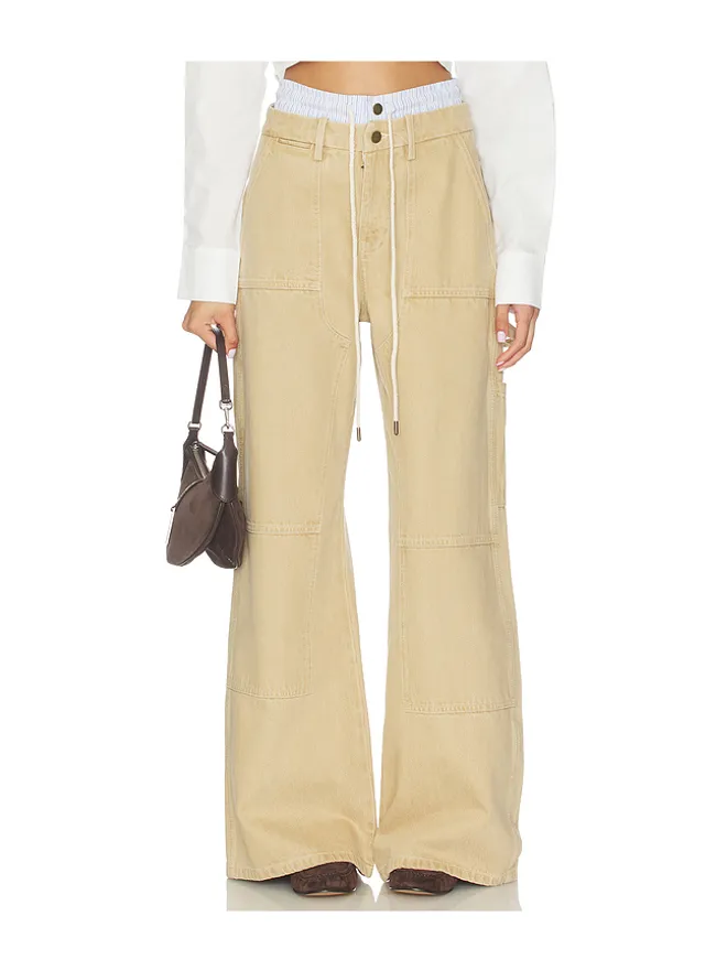 Monse Monse DOUBLE WAISTBAND WIDE LEG デニムの商品画像