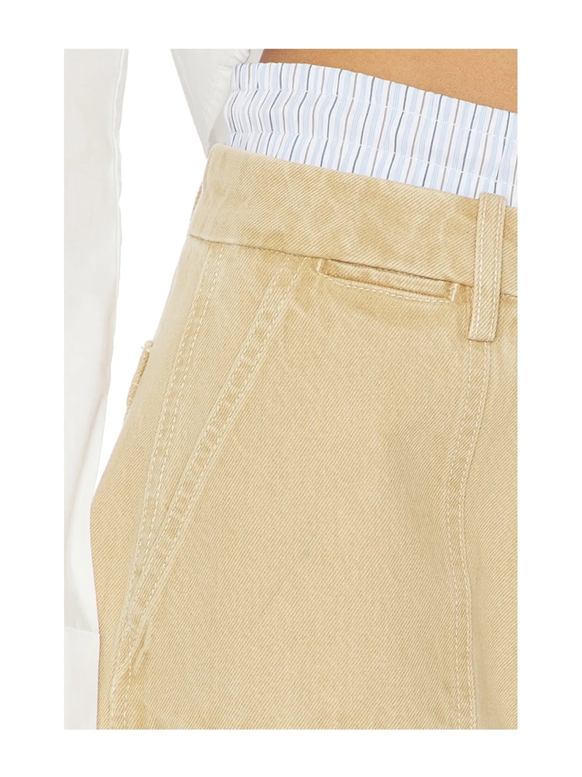 Monse DOUBLE WAISTBAND WIDE LEG デニム - 画像6
