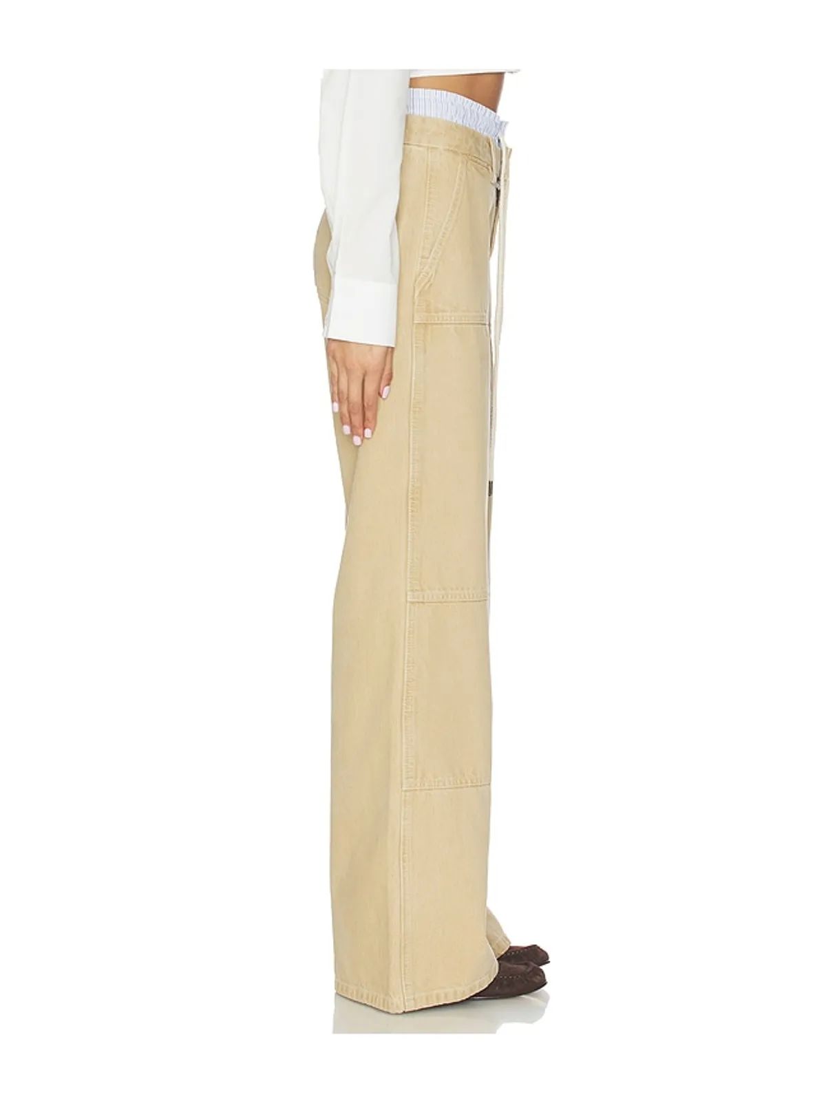 Monse DOUBLE WAISTBAND WIDE LEG デニム - 画像3