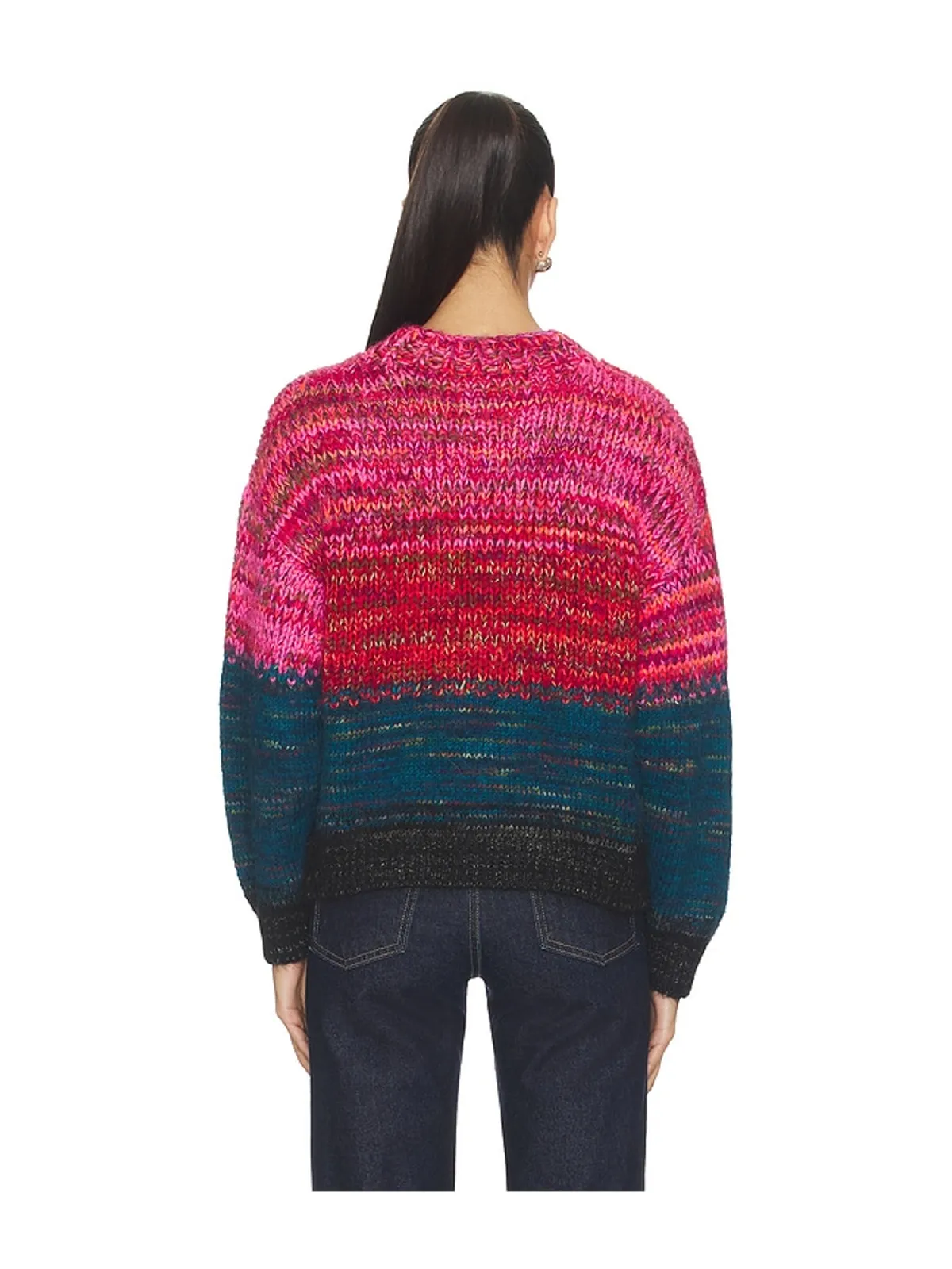 MOTHER CROP プルオーバー - Pink,Teal. - 画像3