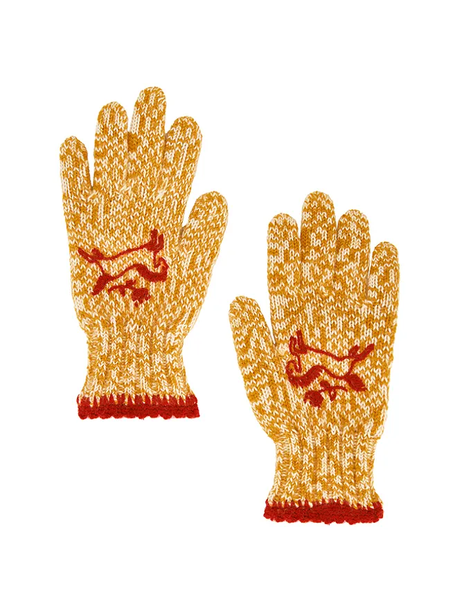 MOTHER MOTHER HANDSHAKE グローブ - Yellow, Red.の商品画像