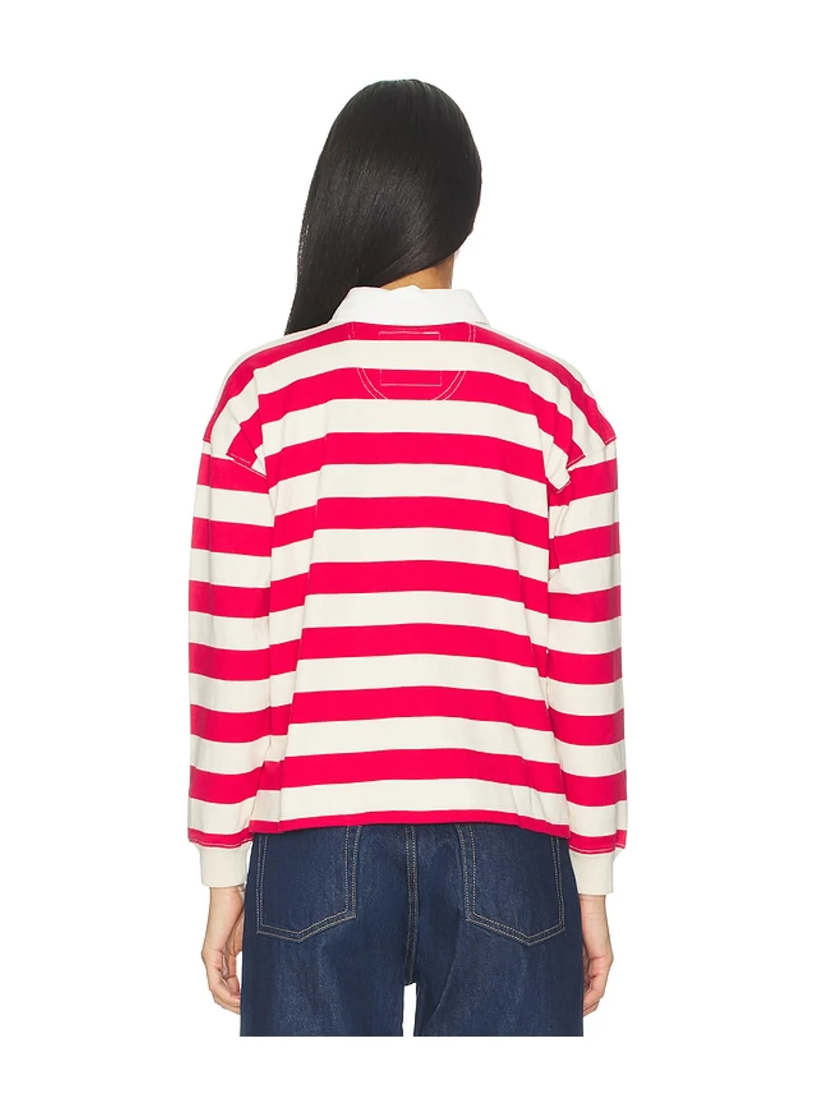 MOTHER ポロシャツ - Red,Cream. - 画像3