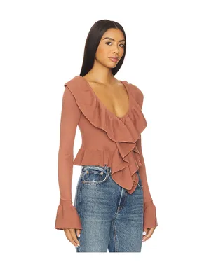 MORE TO COME HALLY セーター - Pink, brown. - サムネイル2