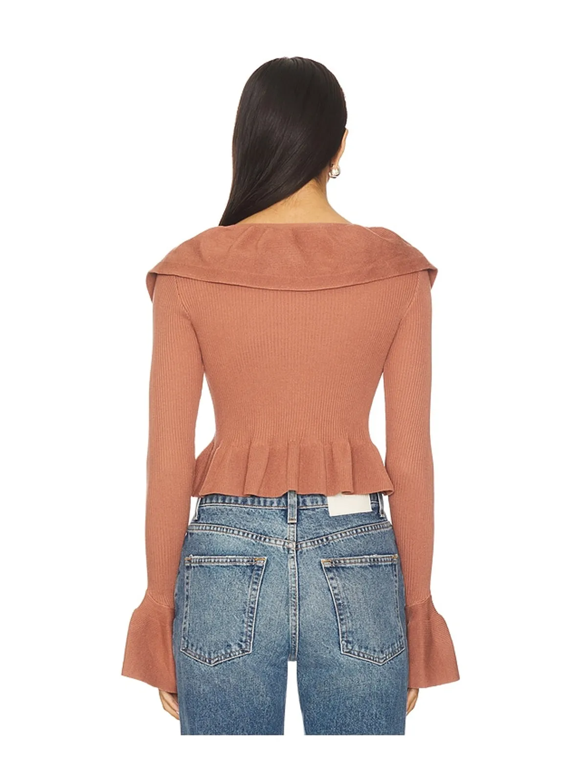 MORE TO COME HALLY セーター - Pink, brown. - 画像3