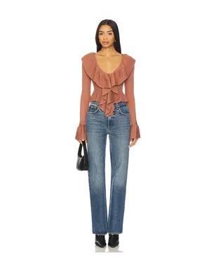 MORE TO COME HALLY セーター - Pink, brown. - サムネイル4