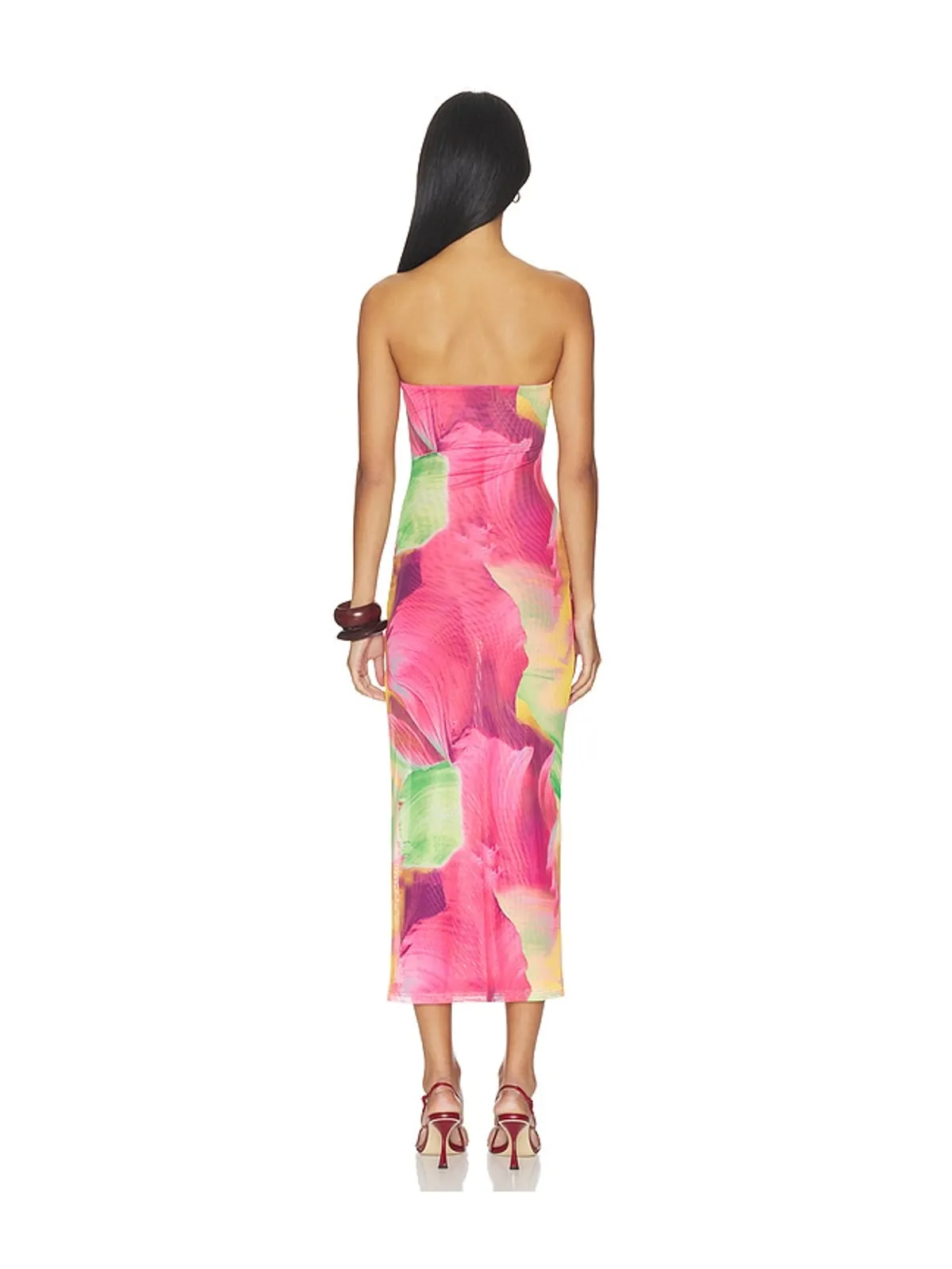 MORE TO COME JAMILA ドレス - Pink,Green. - 画像3