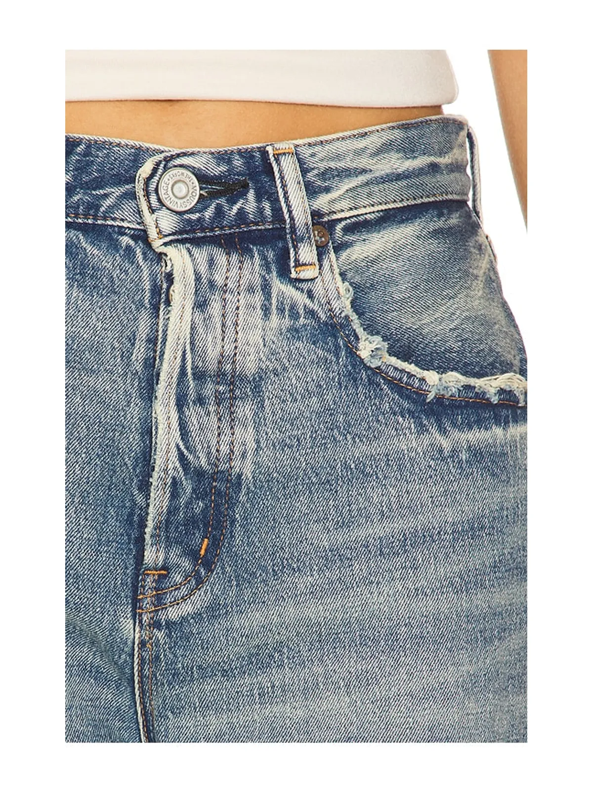 Moussy Vintage PLAINEDGE ストレート - 画像6
