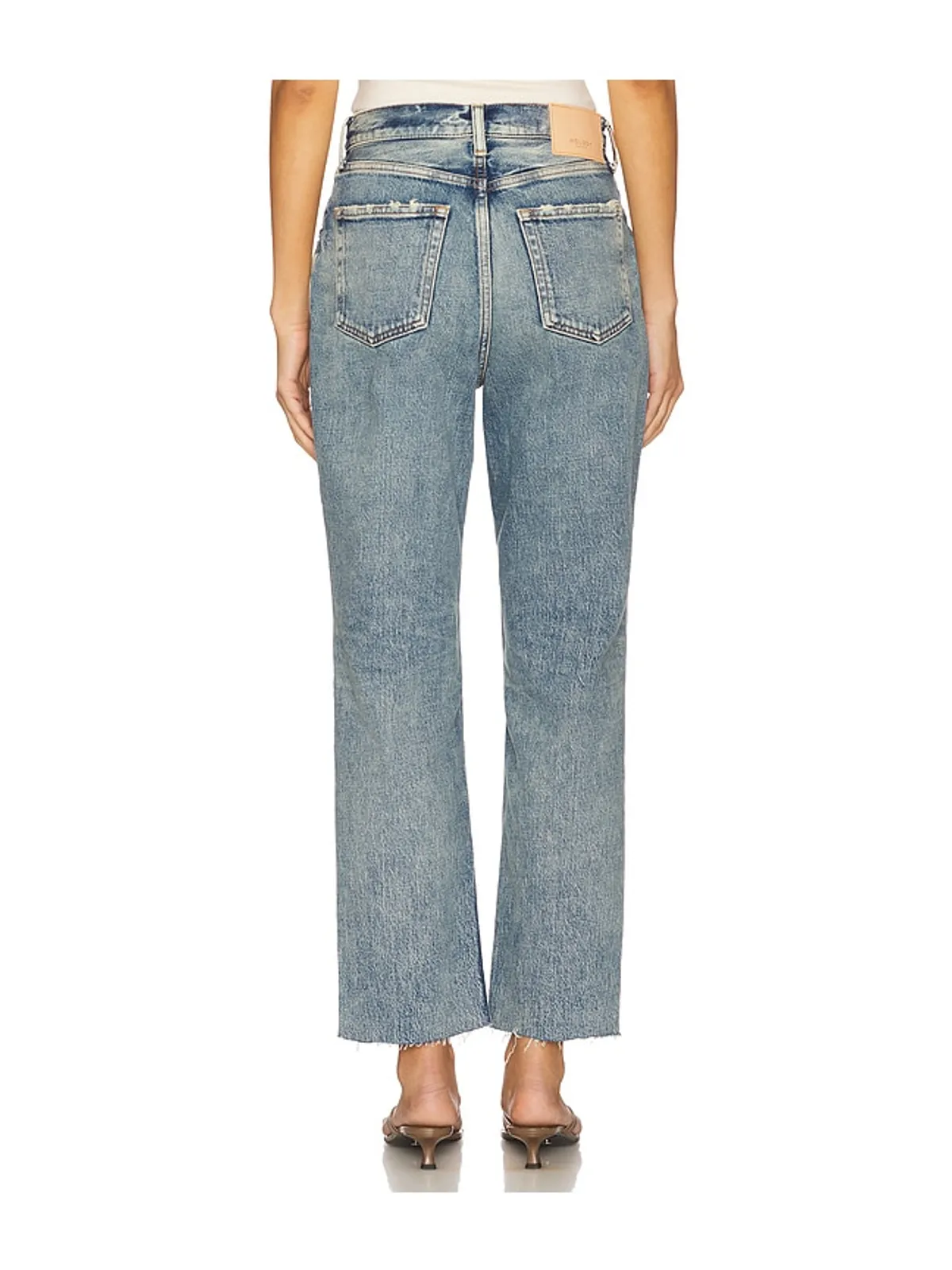 Moussy Vintage PLAINEDGE ストレート - 画像4