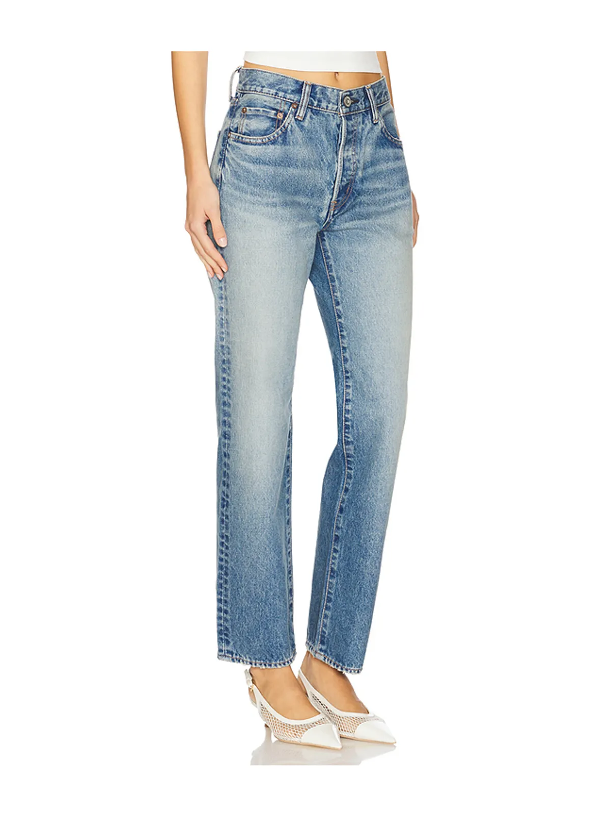 Moussy Vintage PARKCHESTER ストレート - 画像2