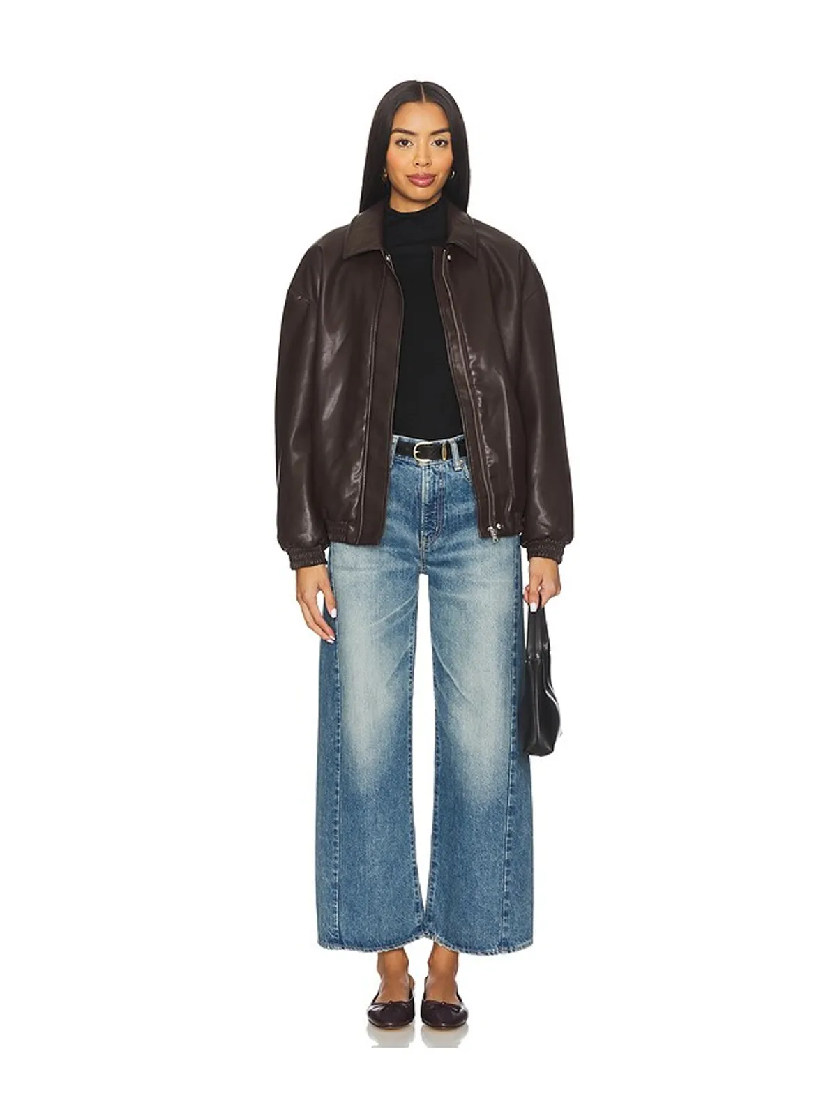 Moussy Vintage BAYARD SIDE LINE COCOON ワイドレッグ - 画像5