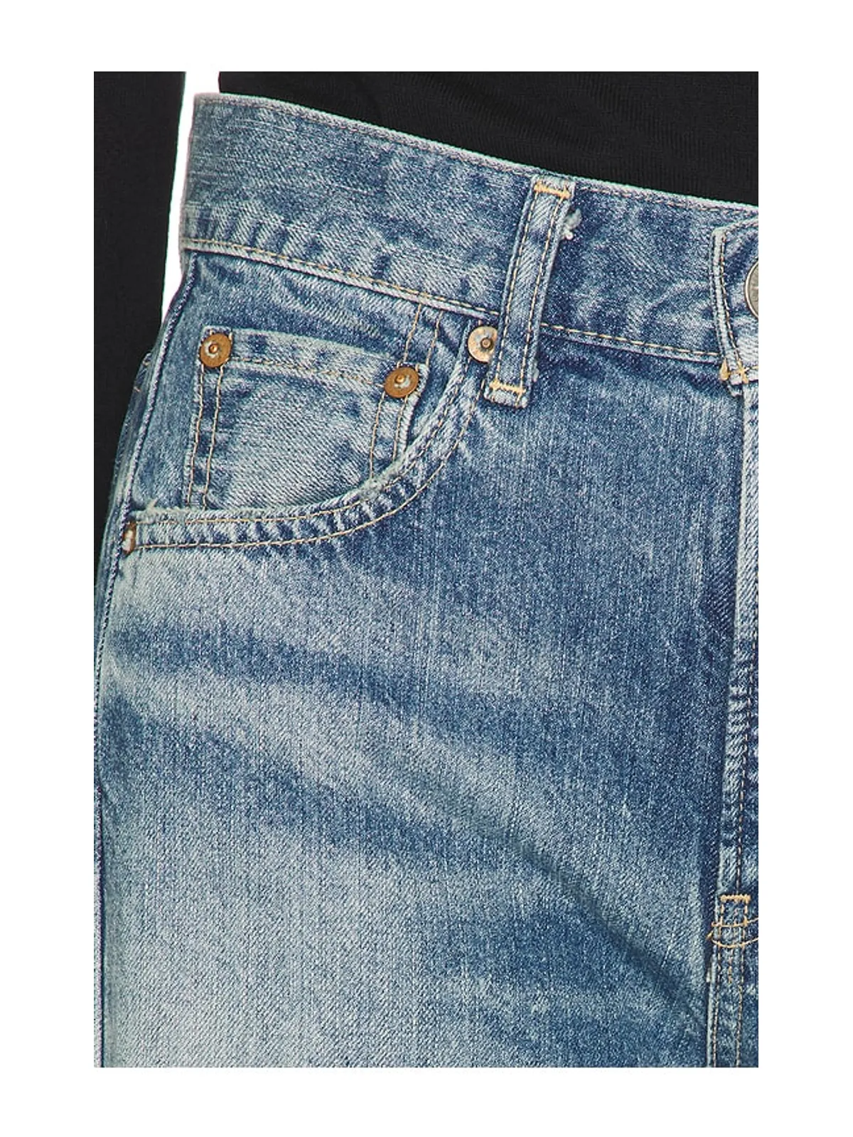 Moussy Vintage BAYARD SIDE LINE COCOON ワイドレッグ - 画像6