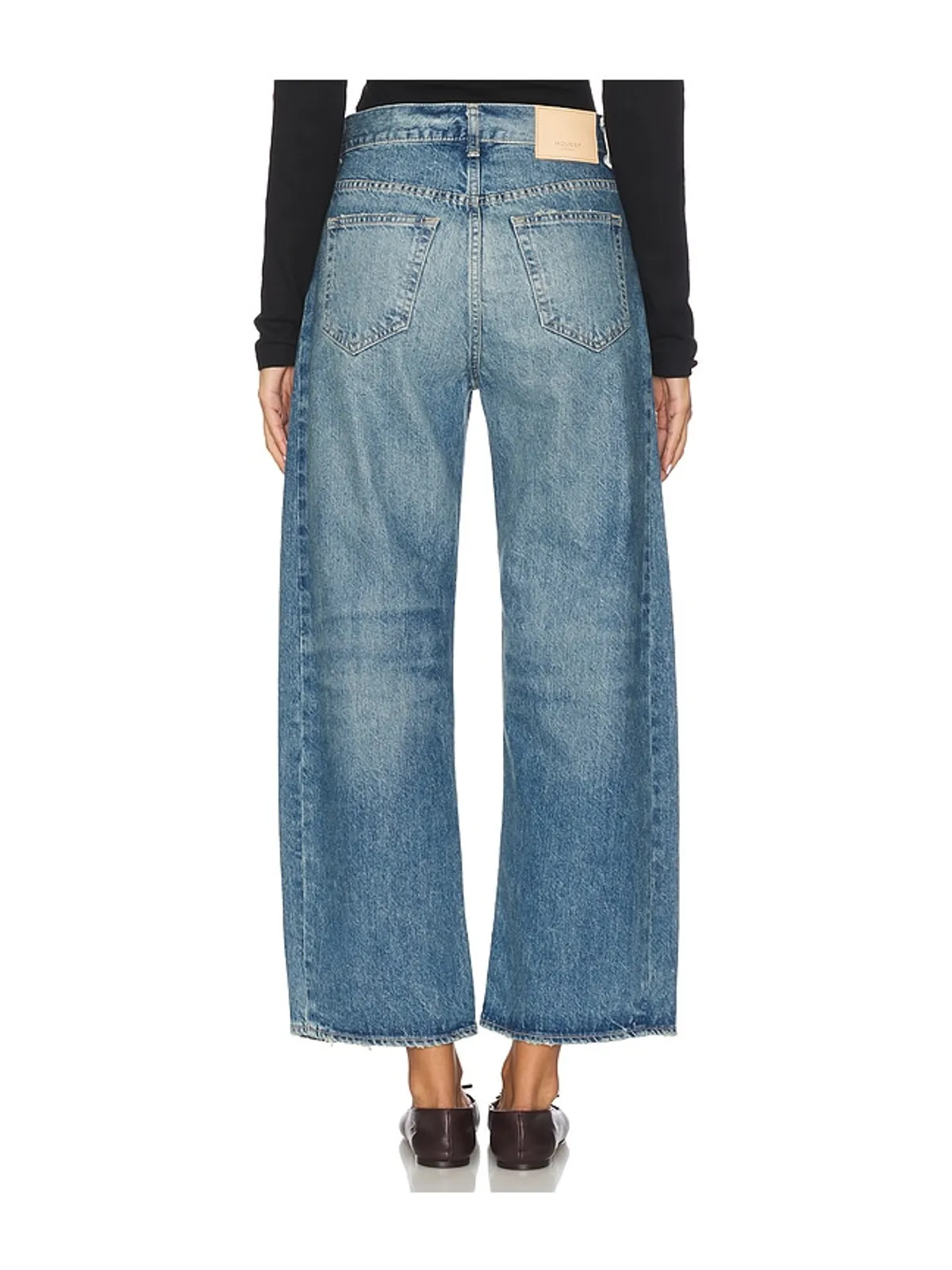 Moussy Vintage BAYARD SIDE LINE COCOON ワイドレッグ - 画像4
