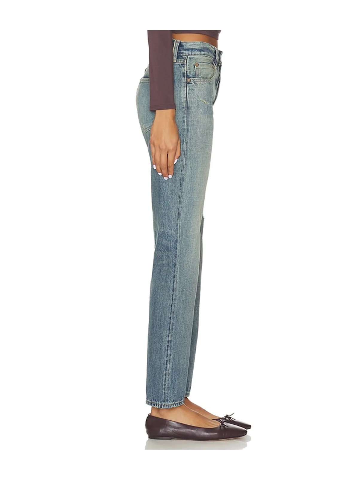 Moussy Vintage SHOWELL ストレート - 画像3