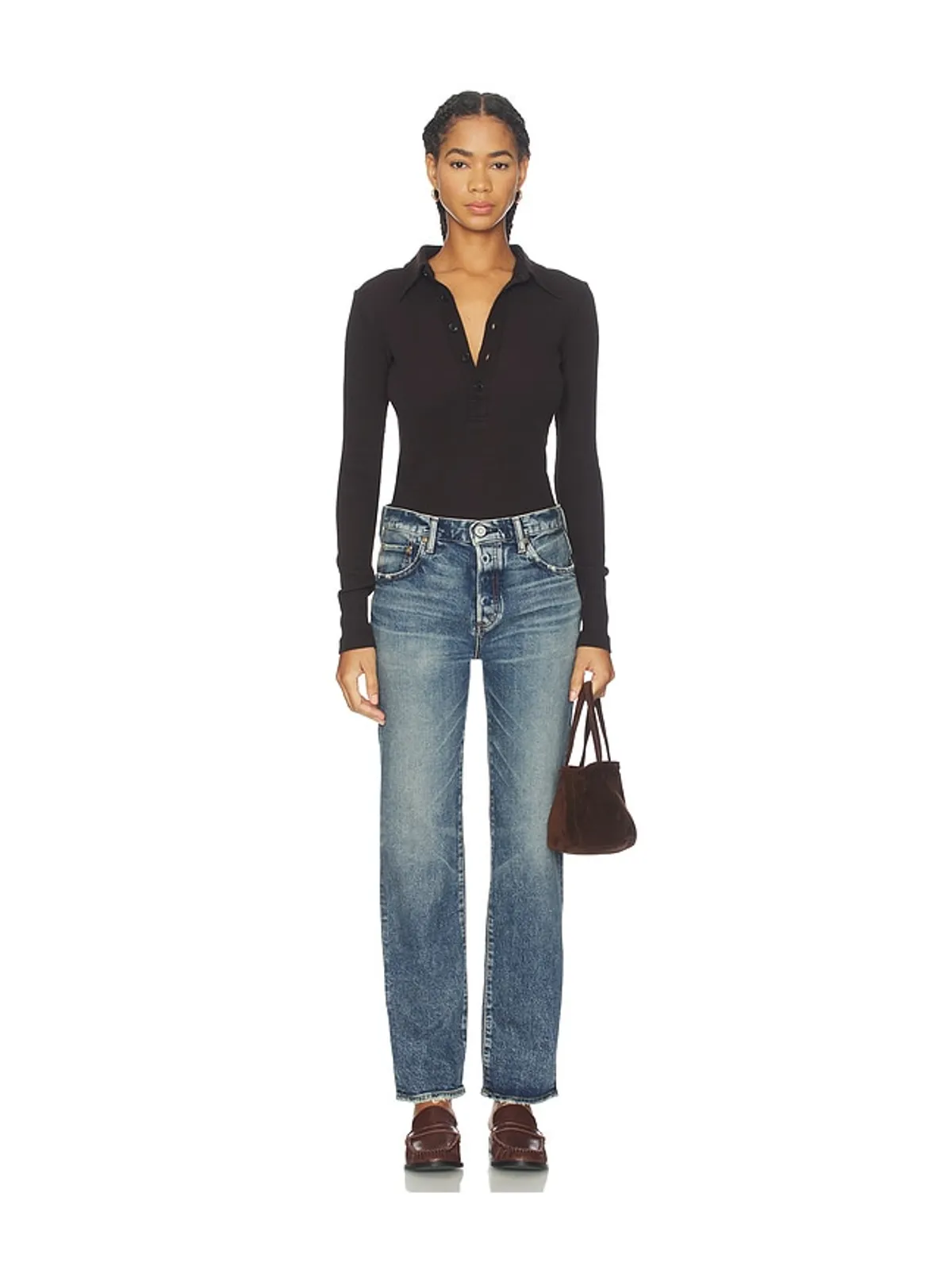 Moussy Vintage FELLSMERE ストレート - 画像5