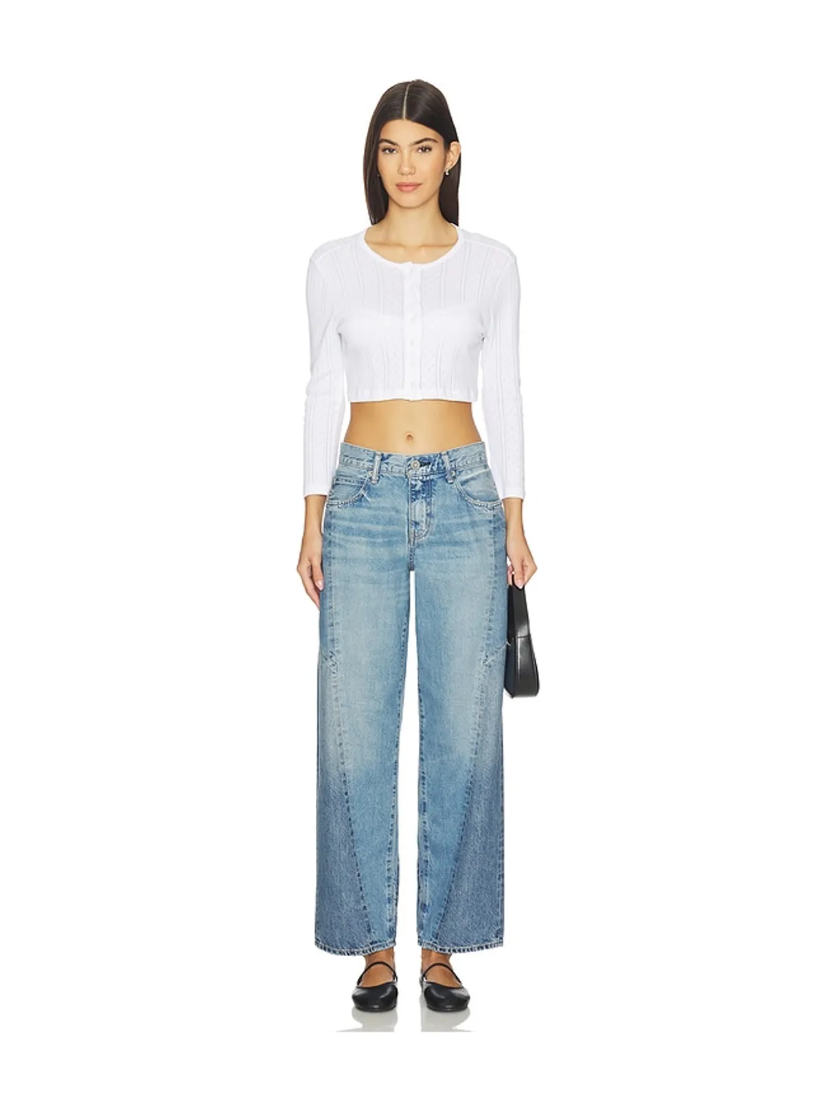 Moussy Vintage MICCO REMAKE ワイドレッグ - 画像5