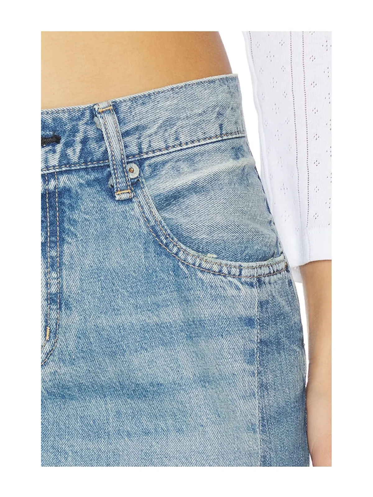 Moussy Vintage MICCO REMAKE ワイドレッグ - 画像6