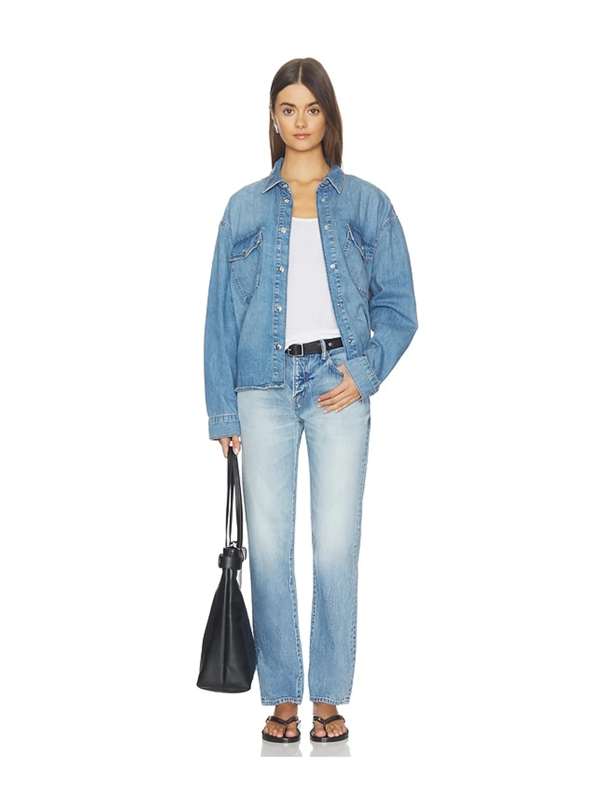 Moussy Vintage DELAND ストレートレッグ - 画像5
