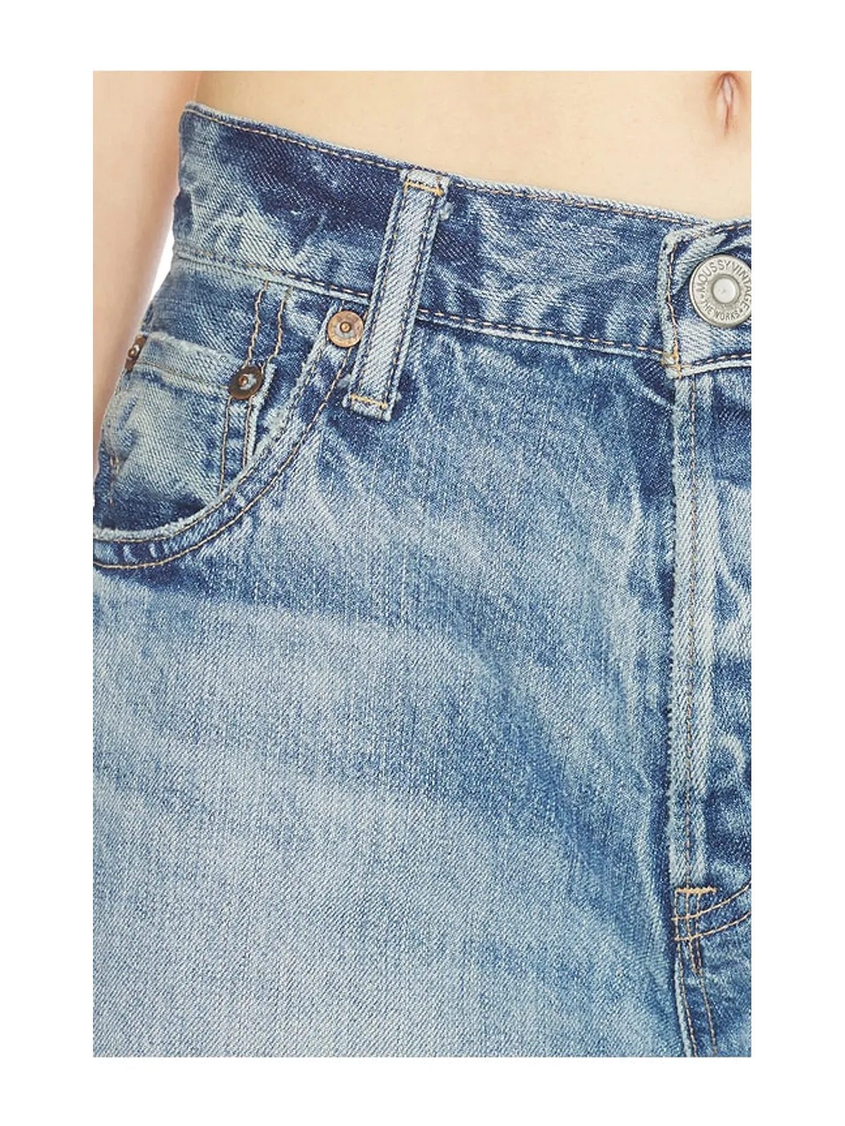 Moussy Vintage DORCHESTER ストレートレッグ - 画像6