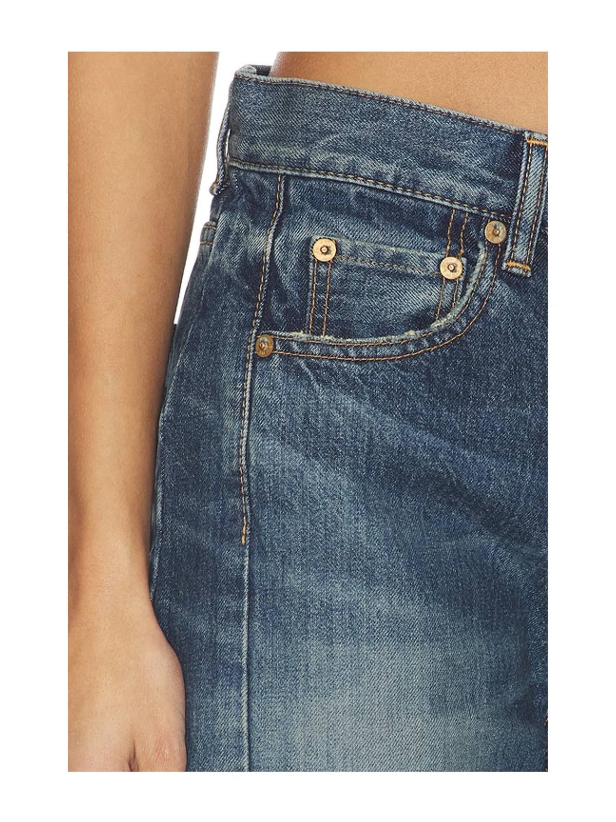 Moussy Vintage HARLEM ワイドレッグ - 画像6