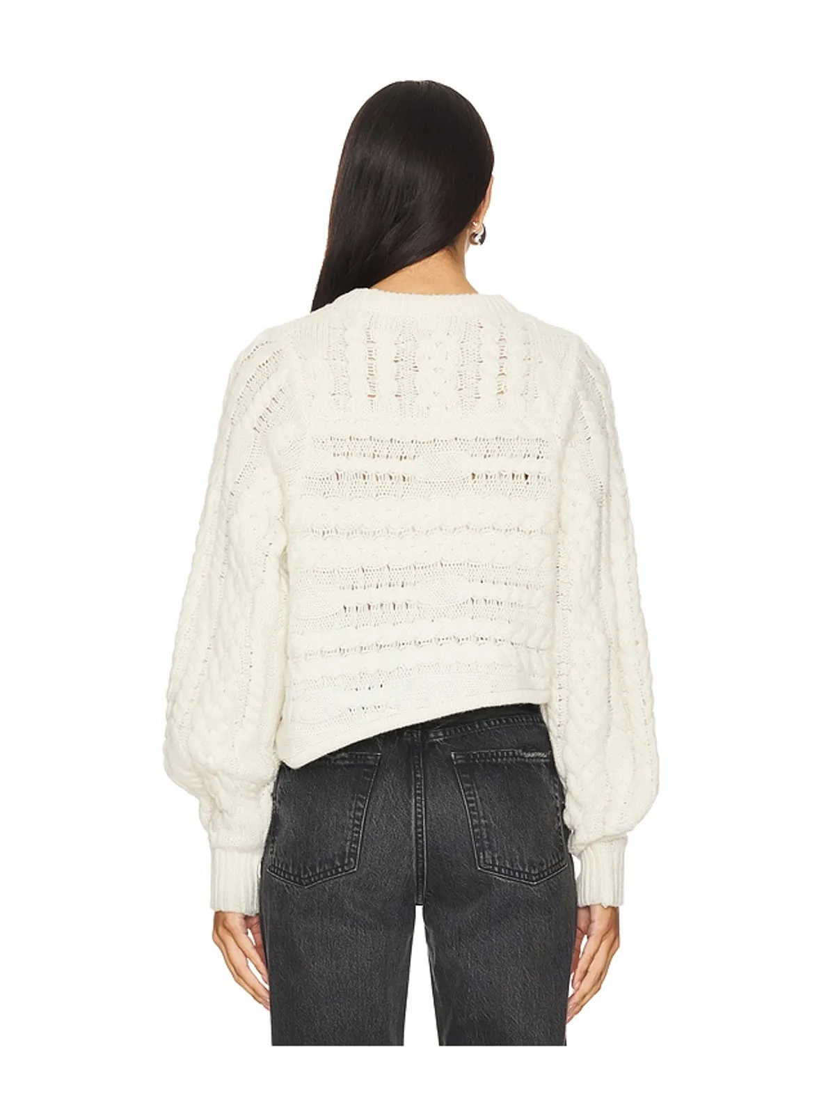 Moussy Vintage ケーブルニットセーター - 画像3