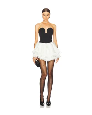 MAJORELLE LIV ドレス - Black, White. - サムネイル1