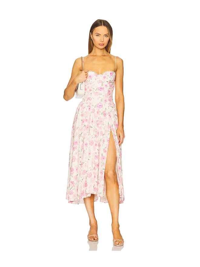 MAJORELLE MAJORELLE PRISCILLA ドレス - Ivory,Blush.の商品画像