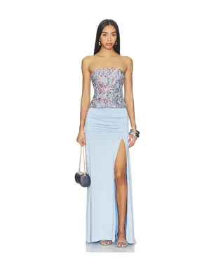 MAJORELLE CIARA トップ - Blue,Pink. - サムネイル4
